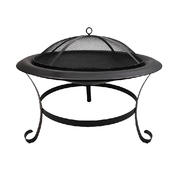 30 inch Garden Backyard patio Outdoor Fire Pit Bowl Steel round metal Wood Burning Camping brazier