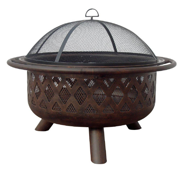 Wholesale Heater Lattice Bronze Wood Burning Stove Fire Pit Fire