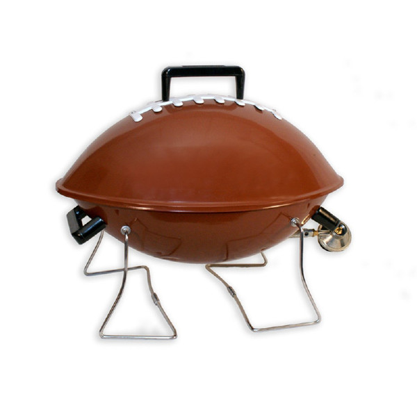 Football shaped bbq camping balcony barbecue gas grill