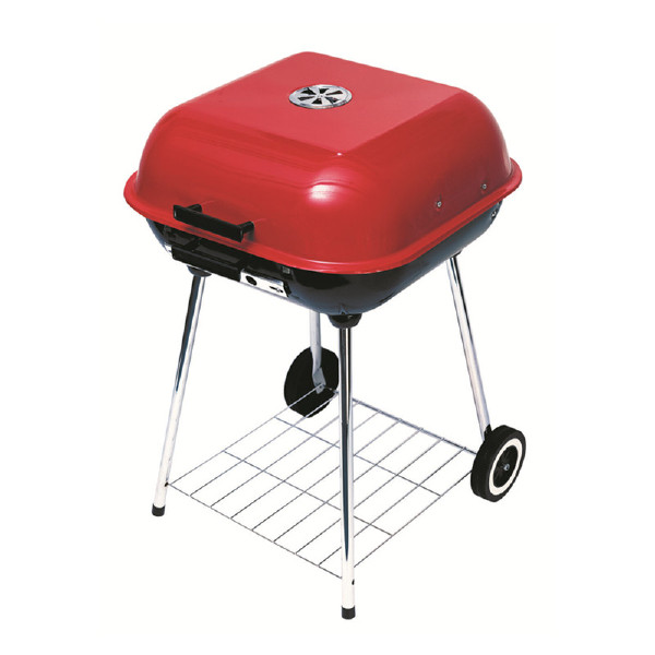 18'' Square Shape Bbq Grill Outdoor Cooking Charcoal Grill